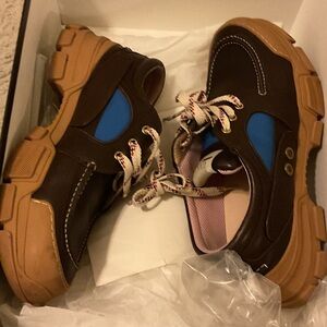 Gucci Brown and Blue Men’s Sneakers